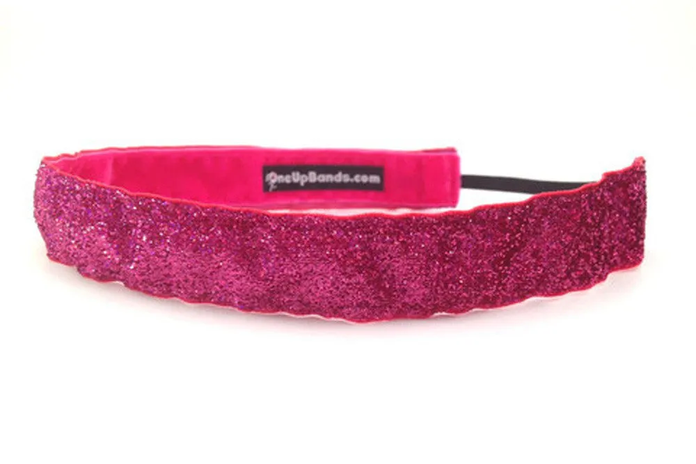 1" Sparkle Glitter Non-Slip <b><span style="color: #ee2c65;">(26 colors available)</span></b>