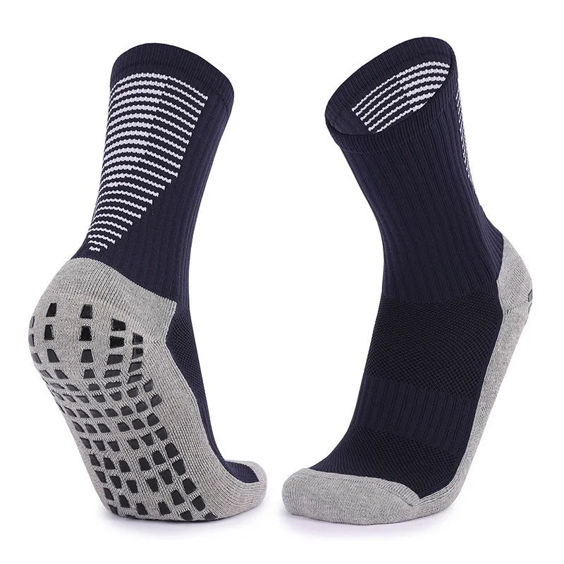 Adult Thickened Towel Football Socks Men's Non-Slip Wear-Resistant Mid-Calf Socks Sweat-Absorbent Breathable Sports Socks Batch