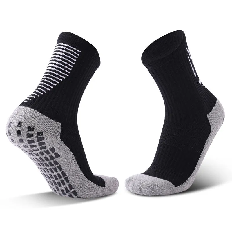 Adult Thickened Towel Football Socks Men's Non-Slip Wear-Resistant Mid-Calf Socks Sweat-Absorbent Breathable Sports Socks Batch