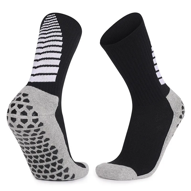 Adult Thickened Towel Football Socks Men's Non-Slip Wear-Resistant Mid-Calf Socks Sweat-Absorbent Breathable Sports Socks Batch