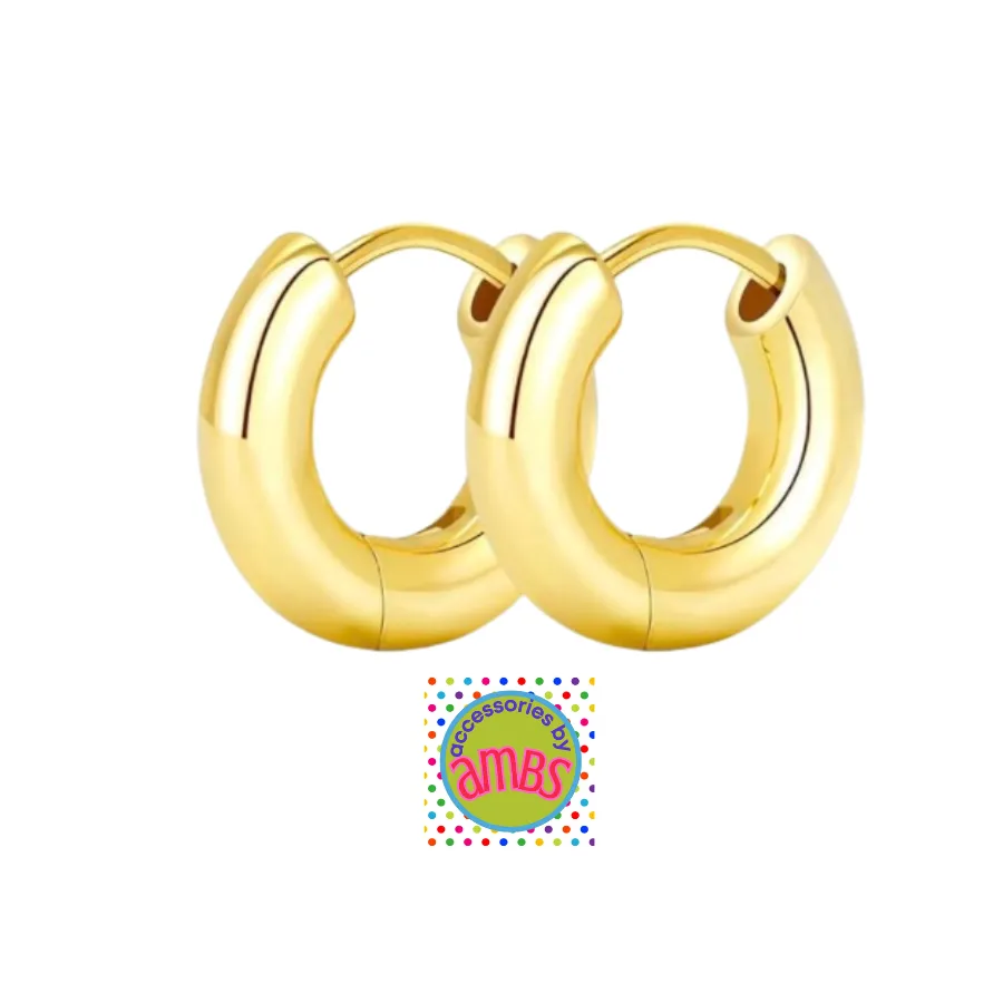 Assorted 14 Kt Gold Hoop Earrings