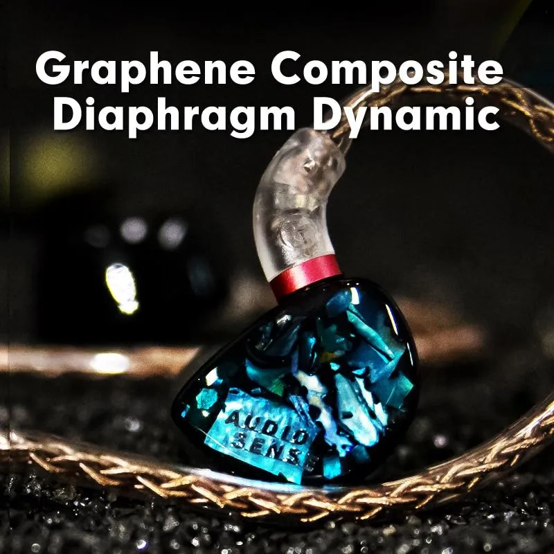 AUDIOSENSE AQ0 Graphene Composite Diaphragm Dynamic IEMs