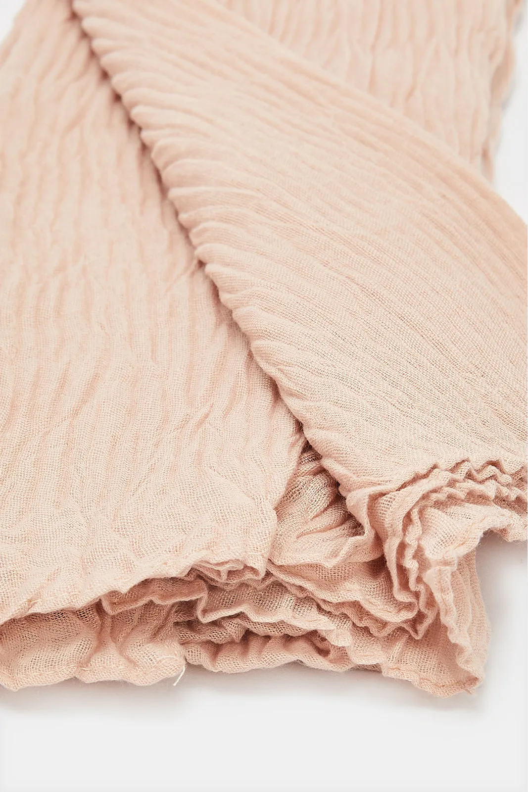 Beige Colour Solid Scarf