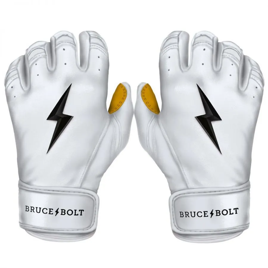 Bruce Bolt Adult Premium Pro Short Cuff Pair of Batting Gloves