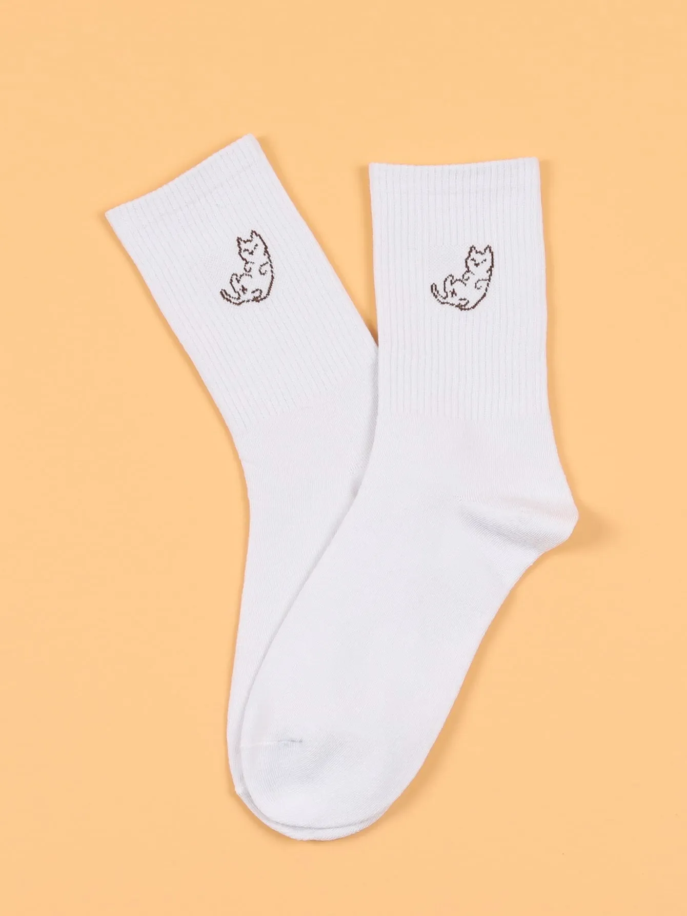 Cartoon Cat Shape Socks Funny Socks for Women Novelty Socks Funky Socks Gift for