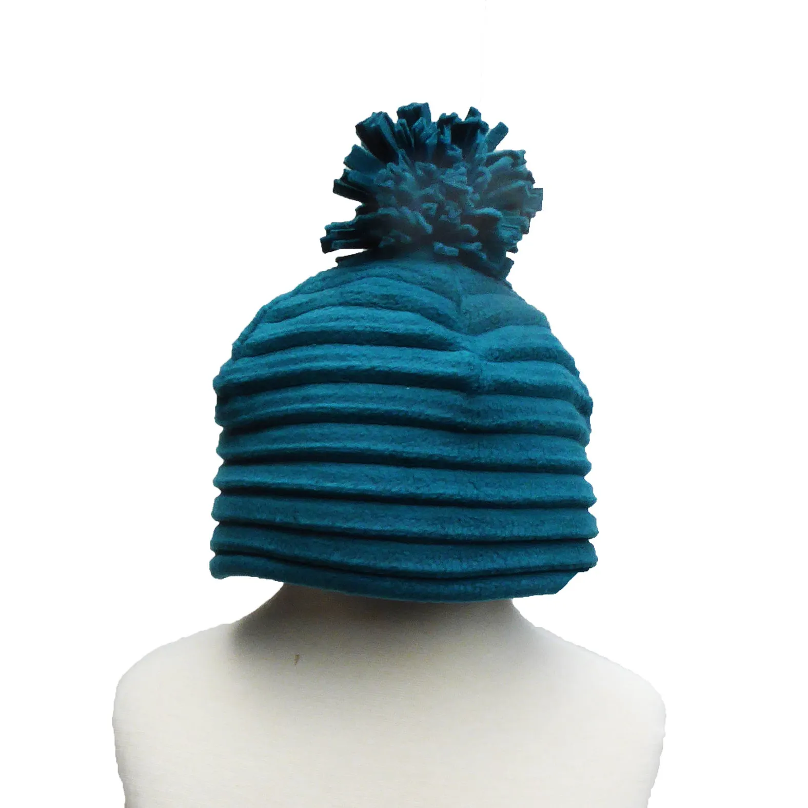 Children's Pom hat - Teal