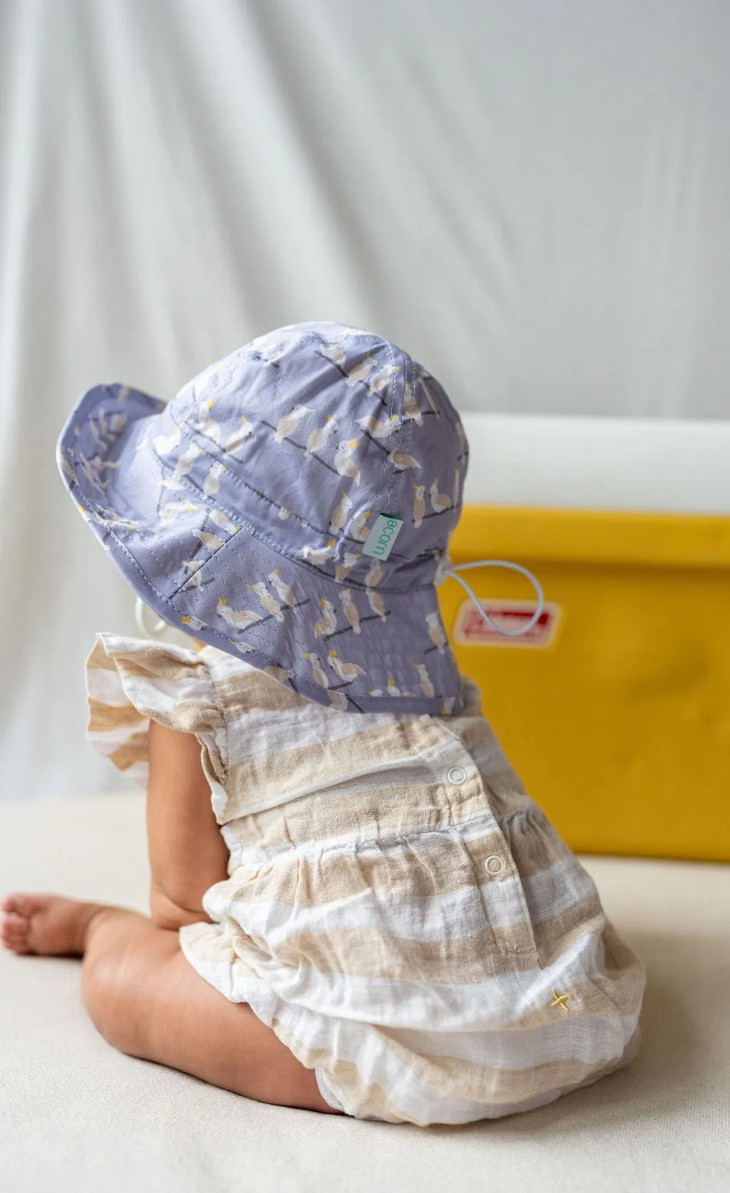 Cookatoo Wide Brim Infant Hat