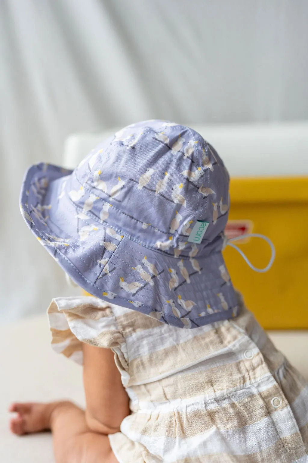 Cookatoo Wide Brim Infant Hat