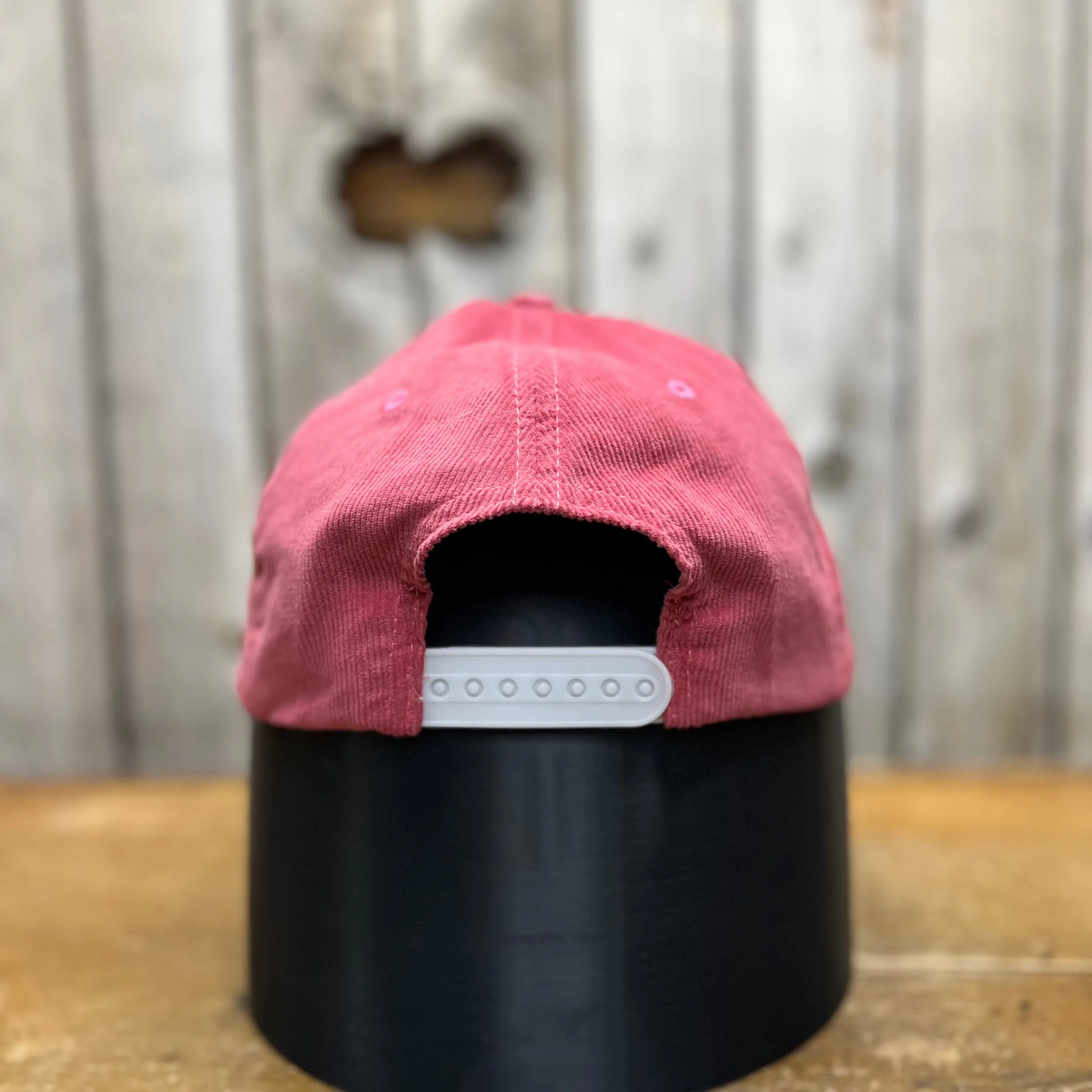 Corduroy Ball Cap | Salmon and Grey Rope | Fits up to size 7 7/8