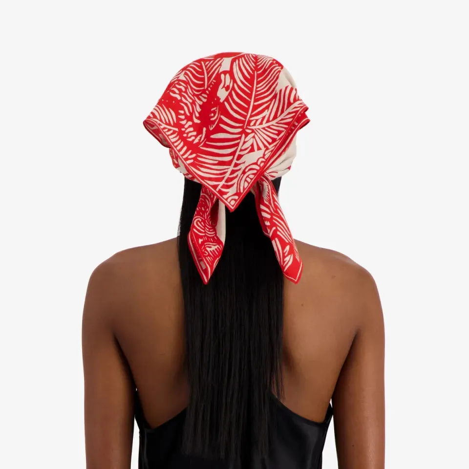 DROMEDAIRE ET POULPE - ROUGE SCARF