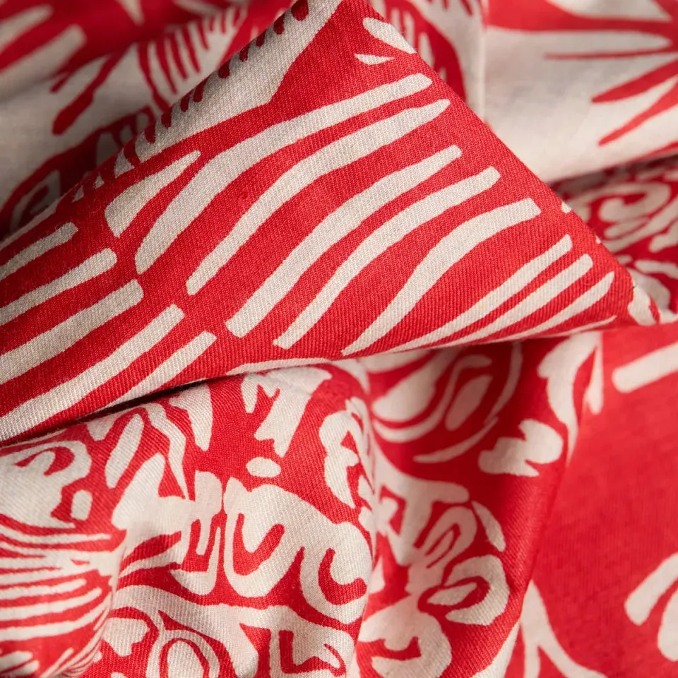 DROMEDAIRE ET POULPE - ROUGE SCARF