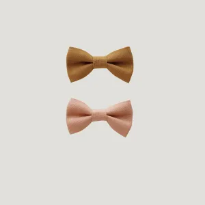 Fall Solid Color Bow Set - Amber/Petal