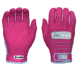 Franklin CFX Pro Custom Batting Gloves Pink/Baby Blue