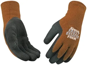 Frost Breaker 1787-L High-Dexterity Protective Gloves, Men's, L, 11 in L, Regular Thumb, Knit Wrist Cuff, Acrylic, Brown :PR: QUANTITY: 1