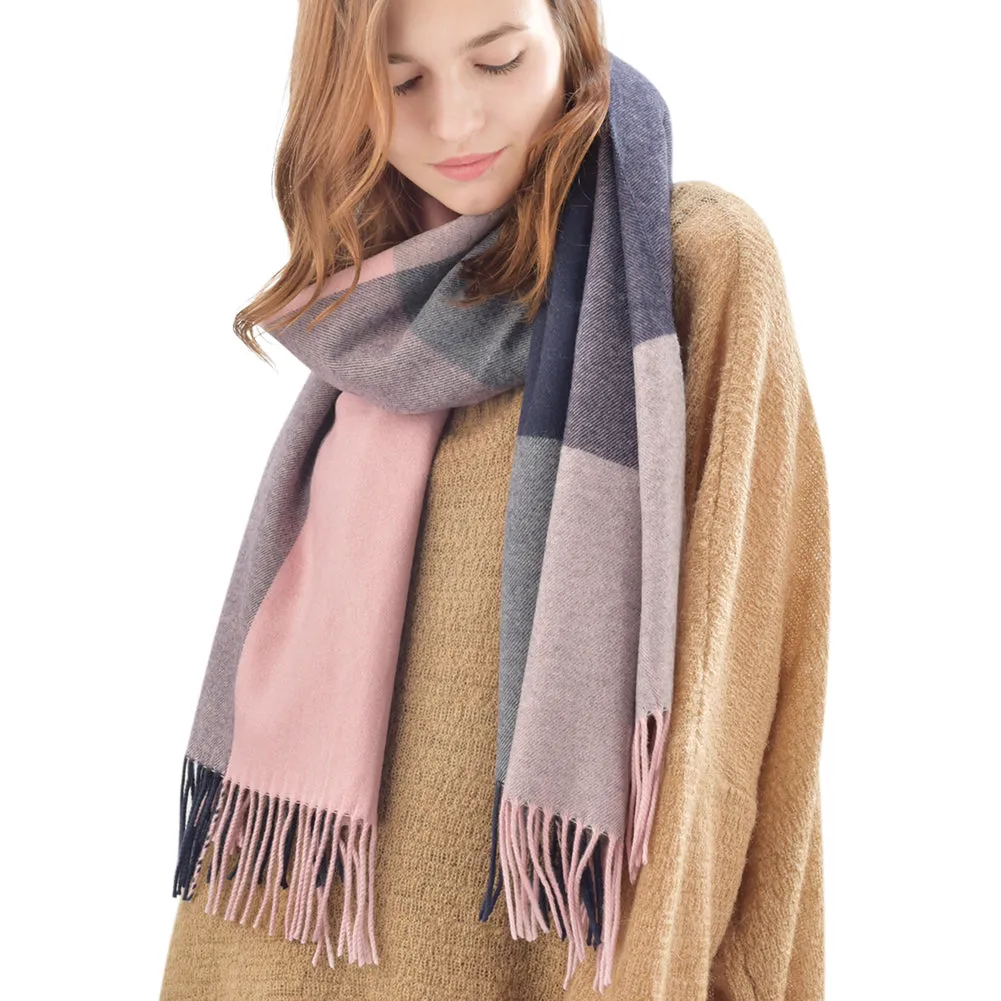 FURTALK Winter Women Cashmere Handfeeling Scarf  Drop Shipping SFFW011