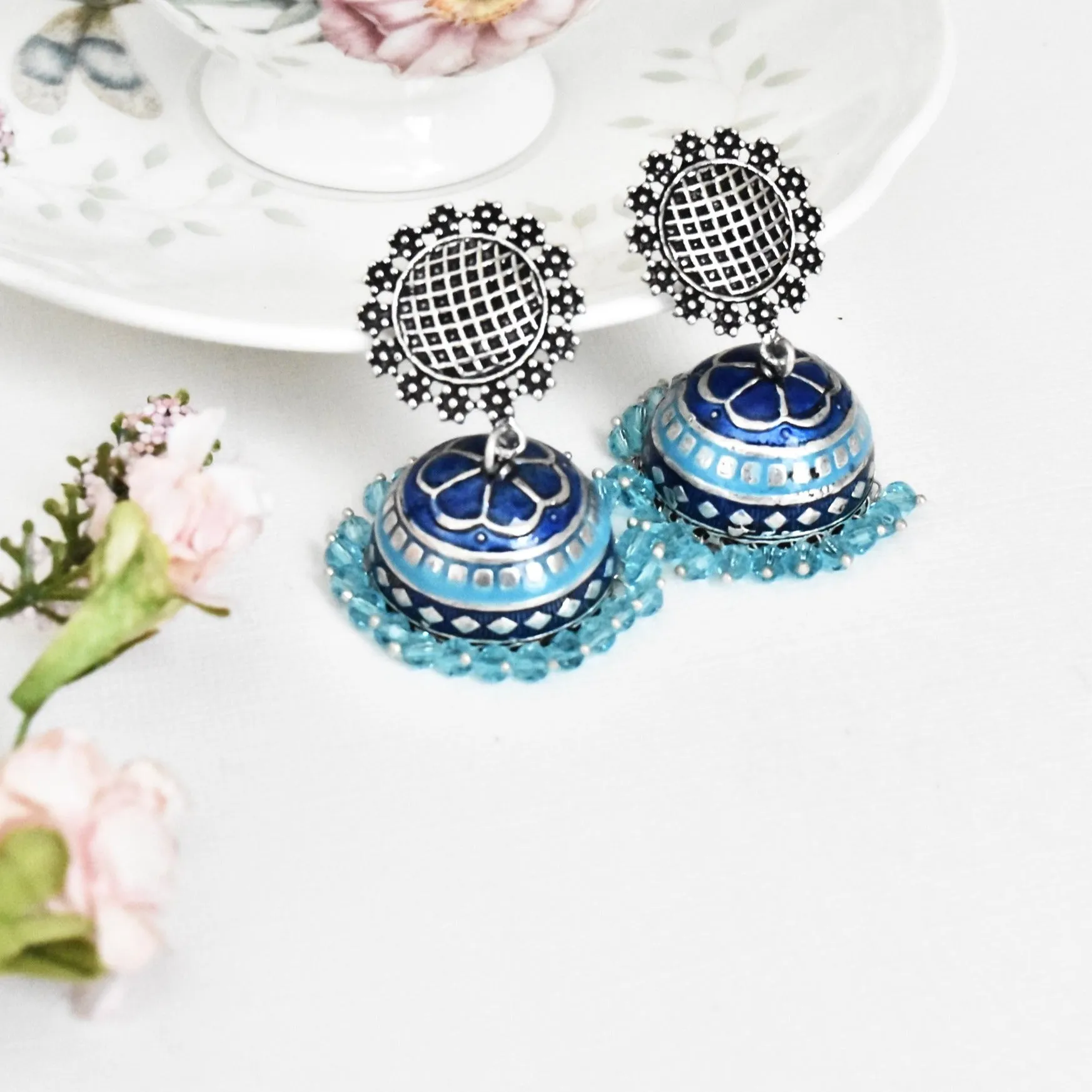 Gulbahaar Meenakari Earrings