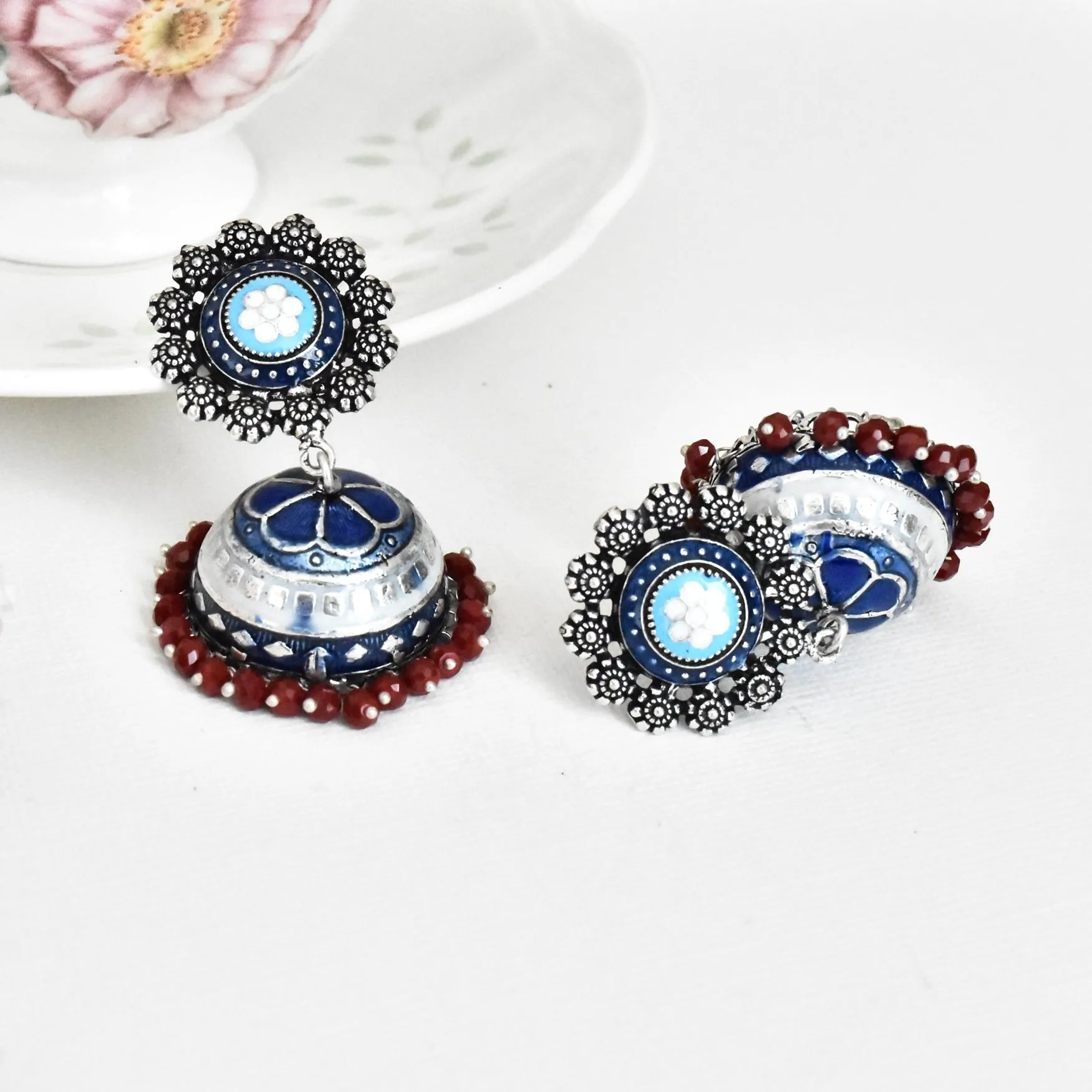 Gulbahaar Meenakari Earrings