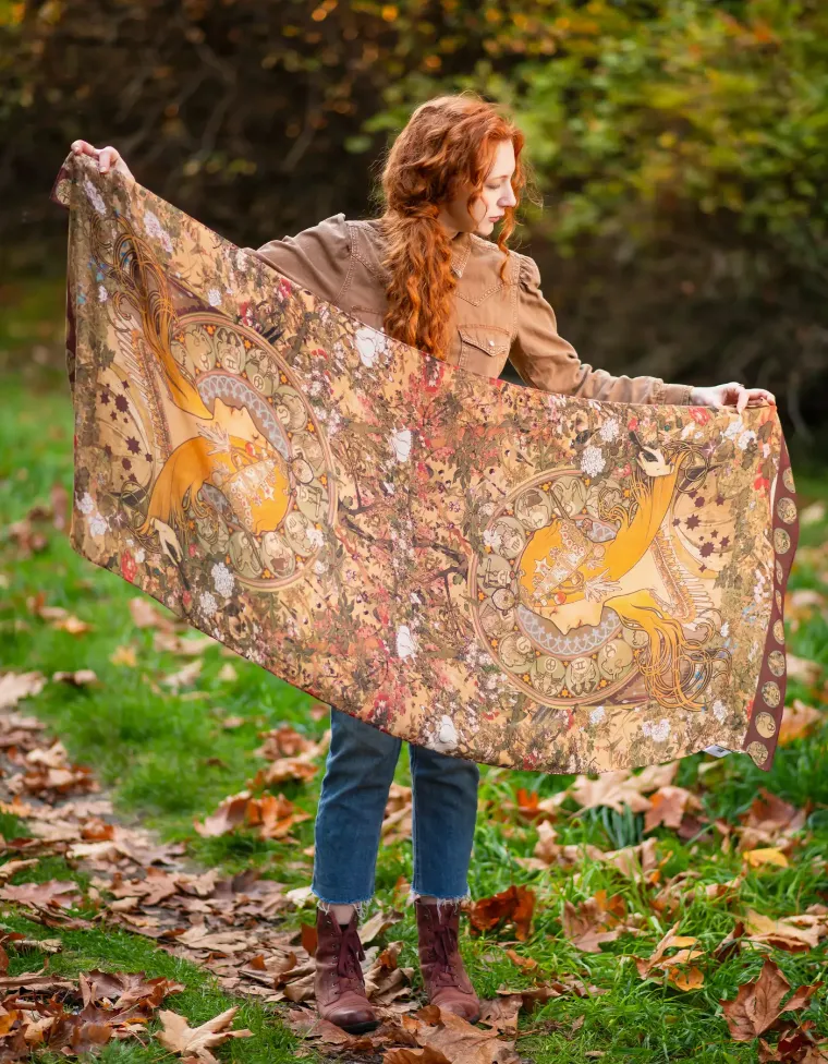 I Dream In Flowers Scarf by Market of Stars