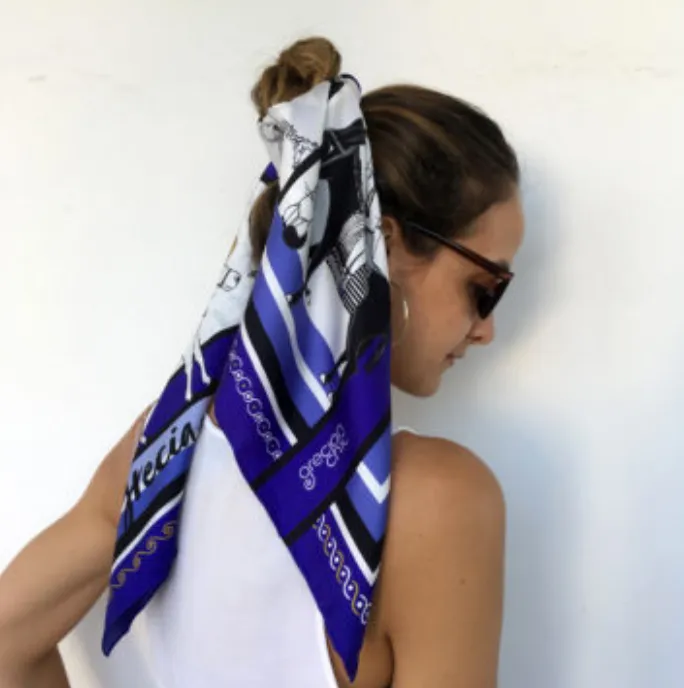 Island | Silk Scarf 90