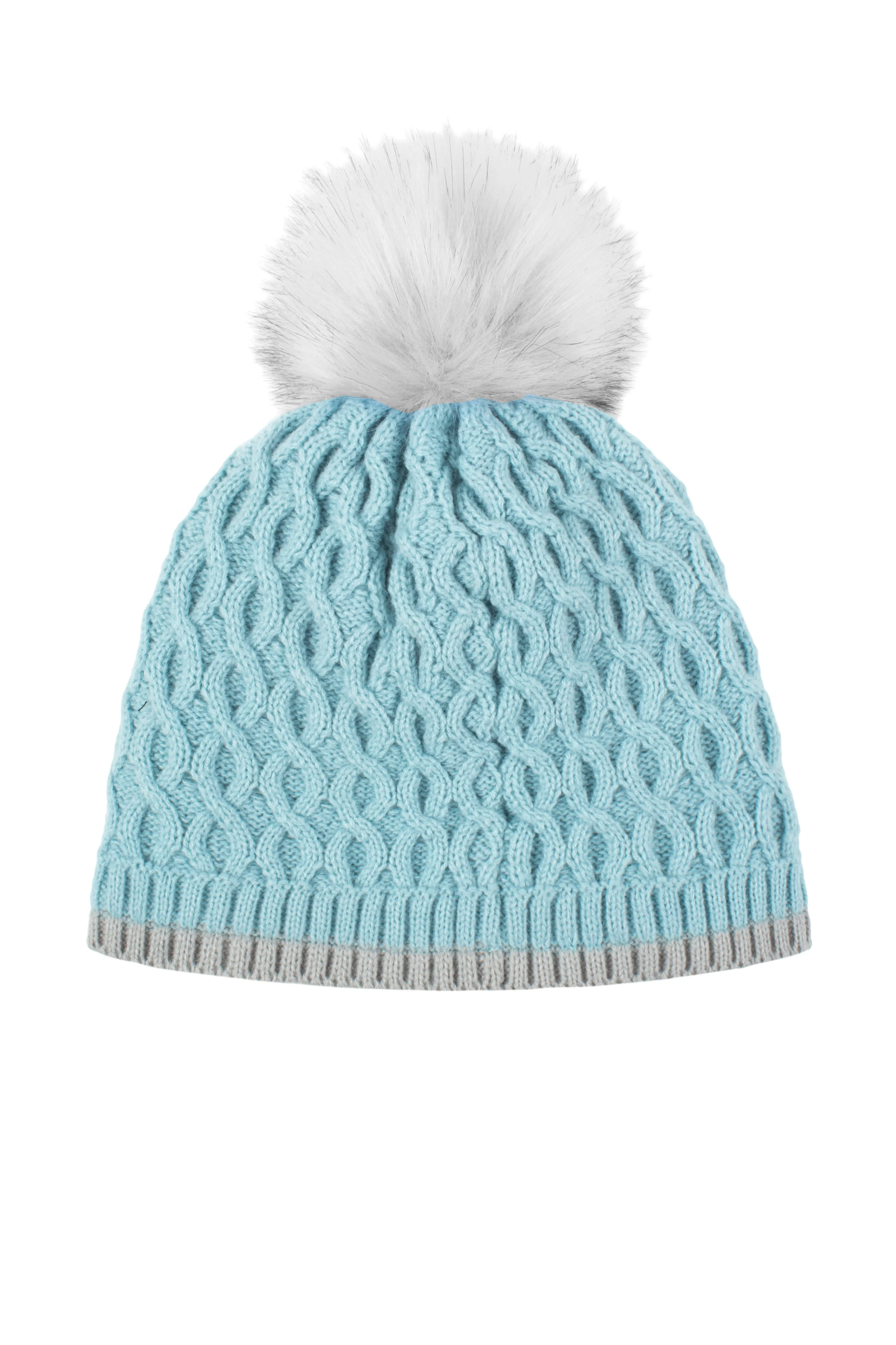 Kids' Ice Palace Hat With Pom Pom