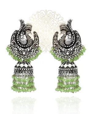 Kruttika Silver Earrings