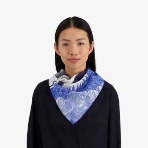 MERVEILLEUX - BLEU SCARF