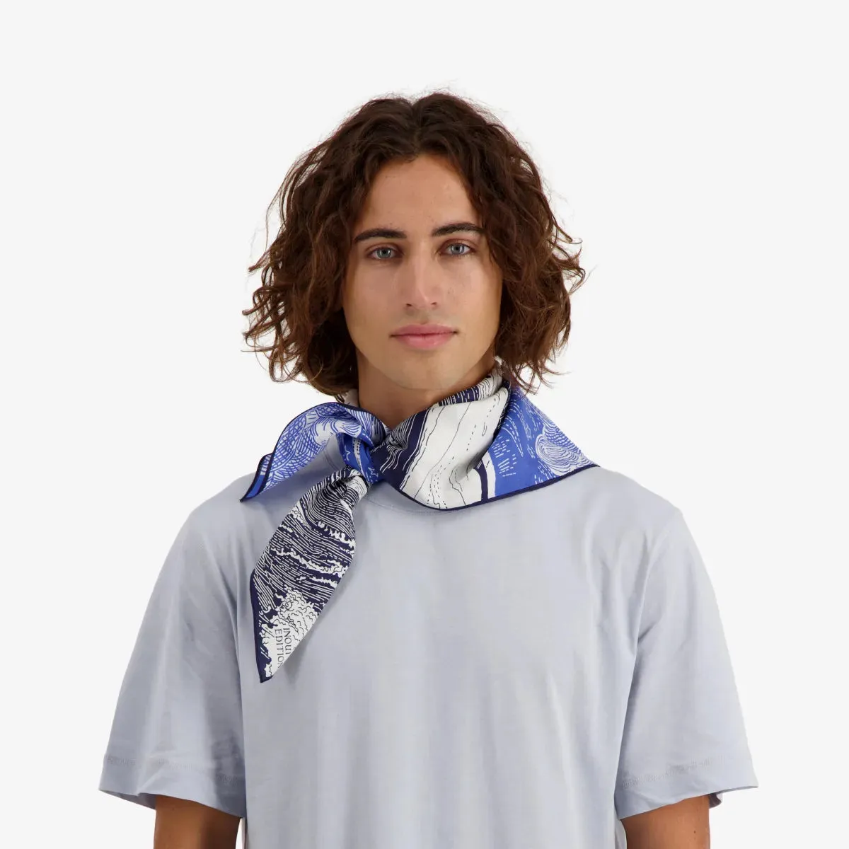 MERVEILLEUX - BLEU SCARF