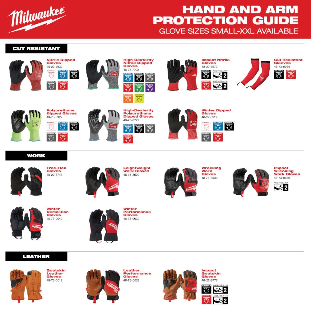 Milwaukee 48-73-8530 Wrecking Work Glove - S