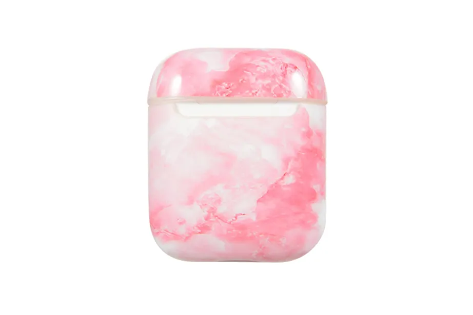 Pink Marble AirPod Holder