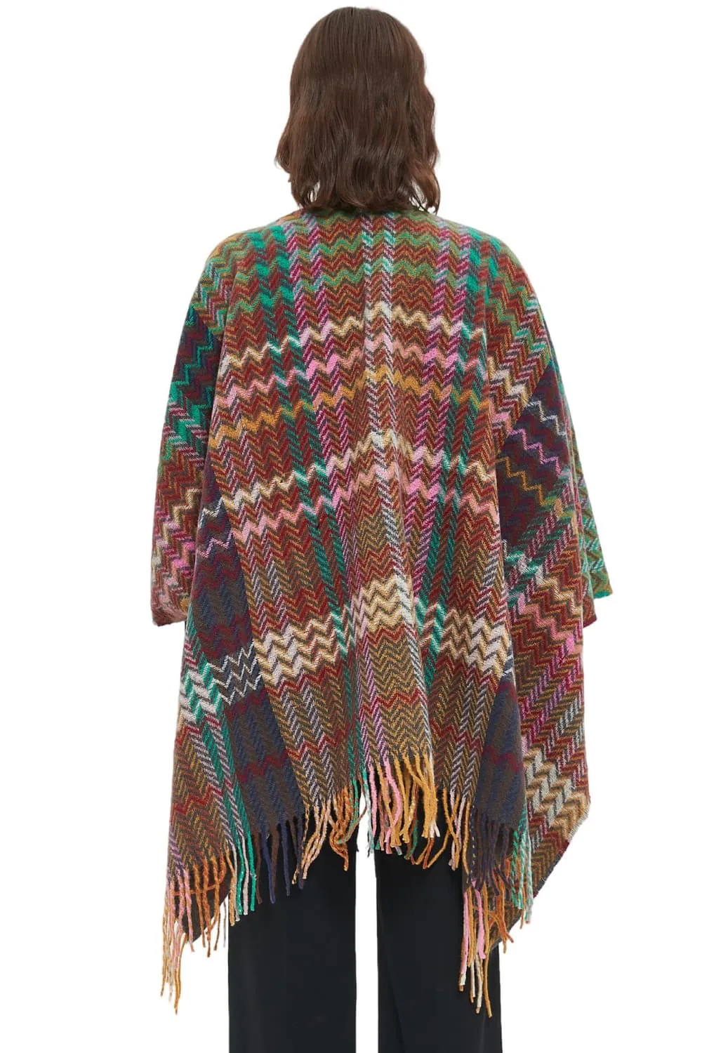 Plaid Fringe Scarf - Rustic Chic Wrap