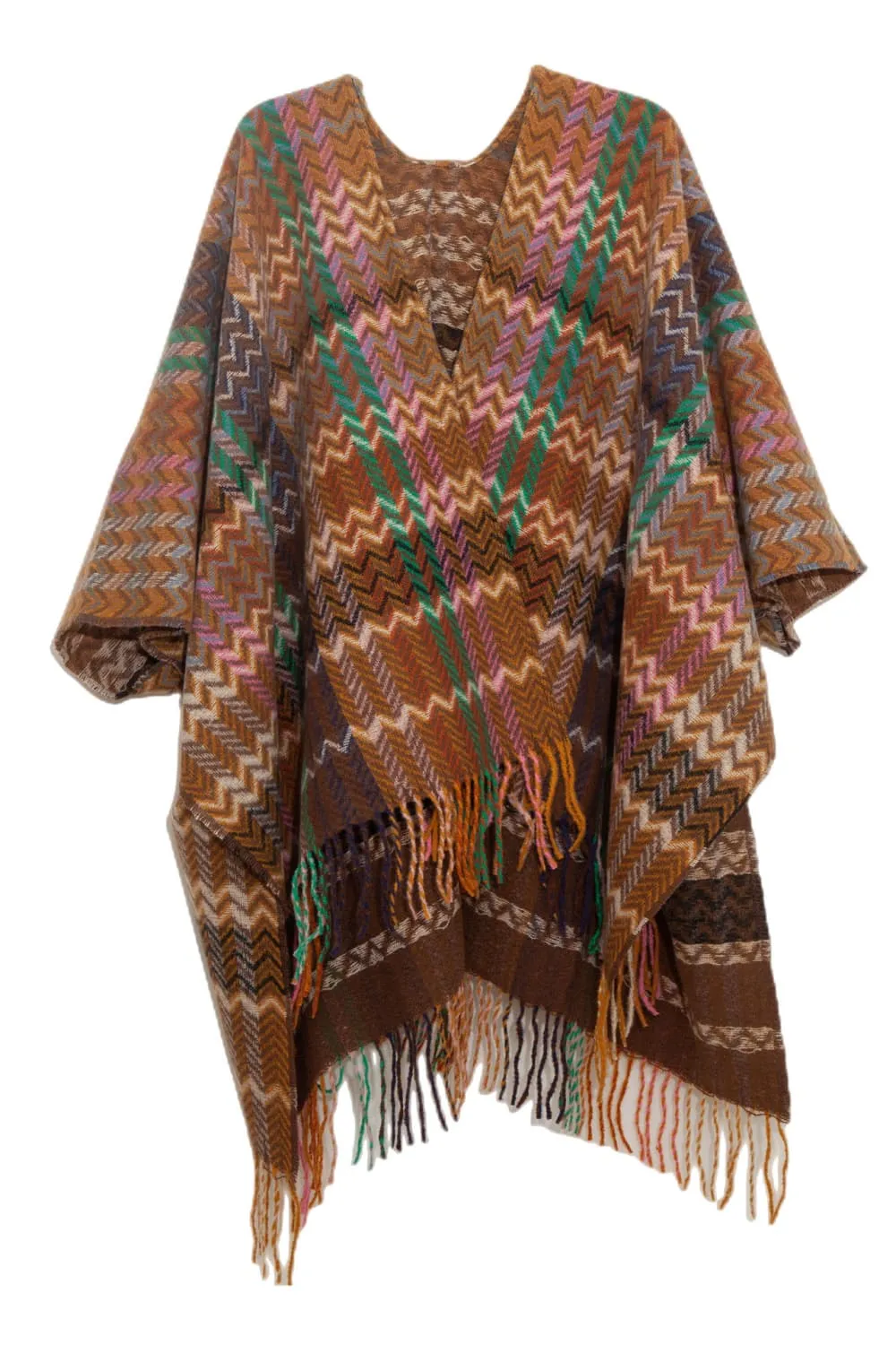 Plaid Fringe Scarf - Rustic Chic Wrap