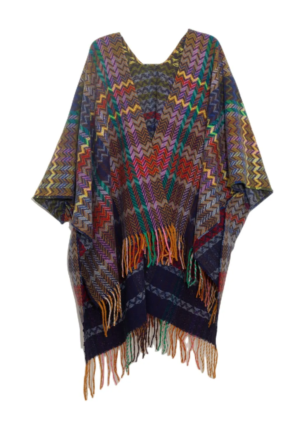 Plaid Fringe Scarf - Rustic Chic Wrap