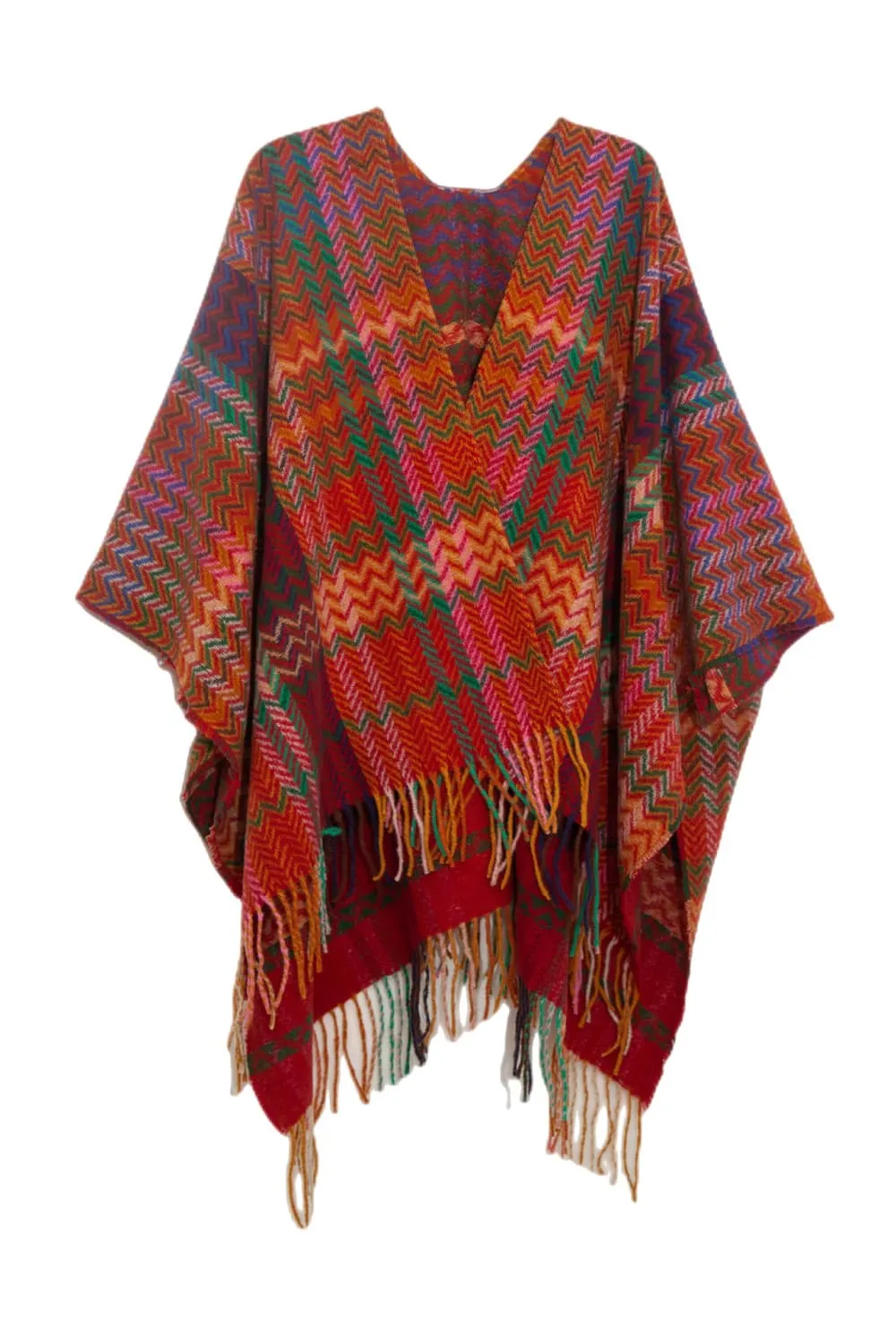 Plaid Fringe Scarf - Rustic Chic Wrap