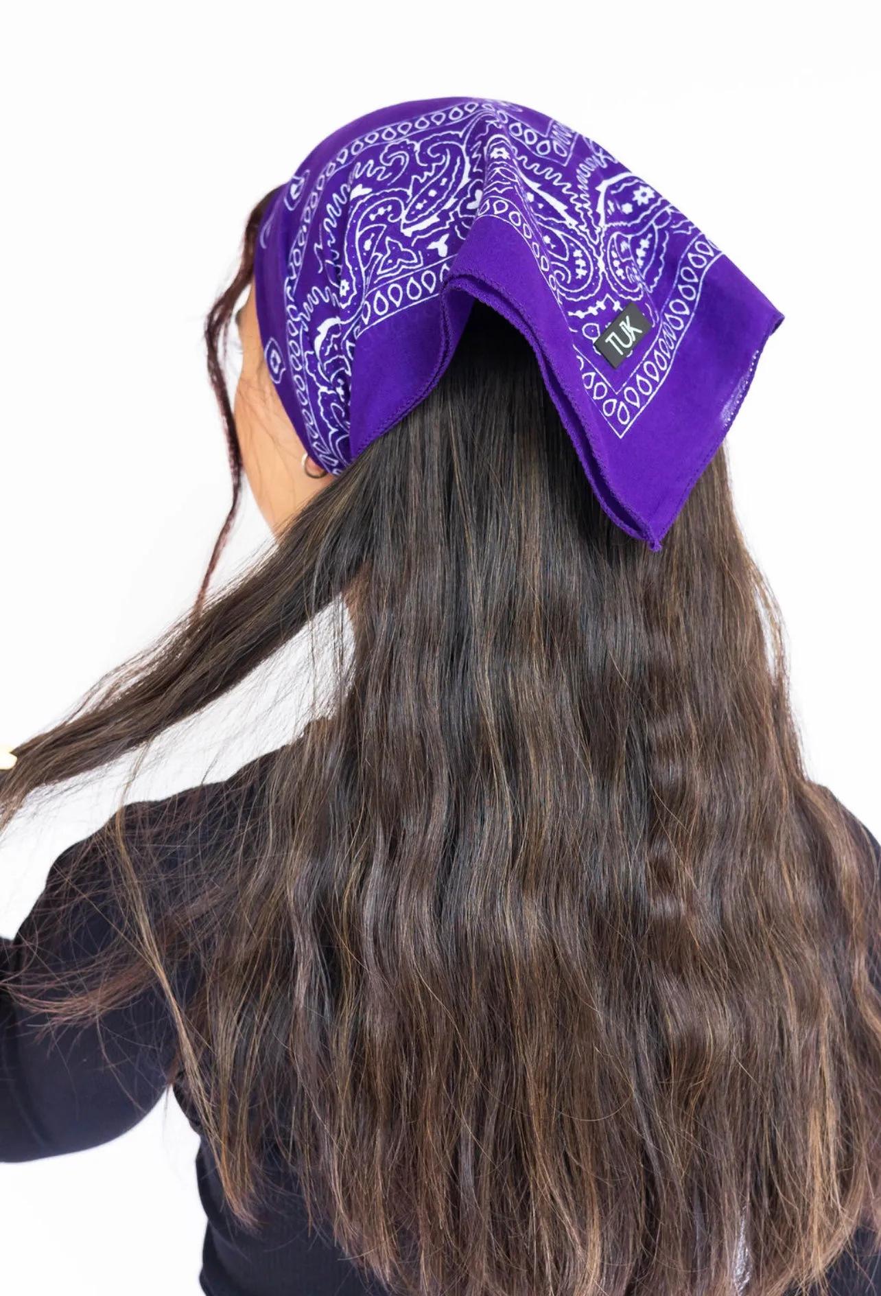 Plum Bandana (smaller scarf)