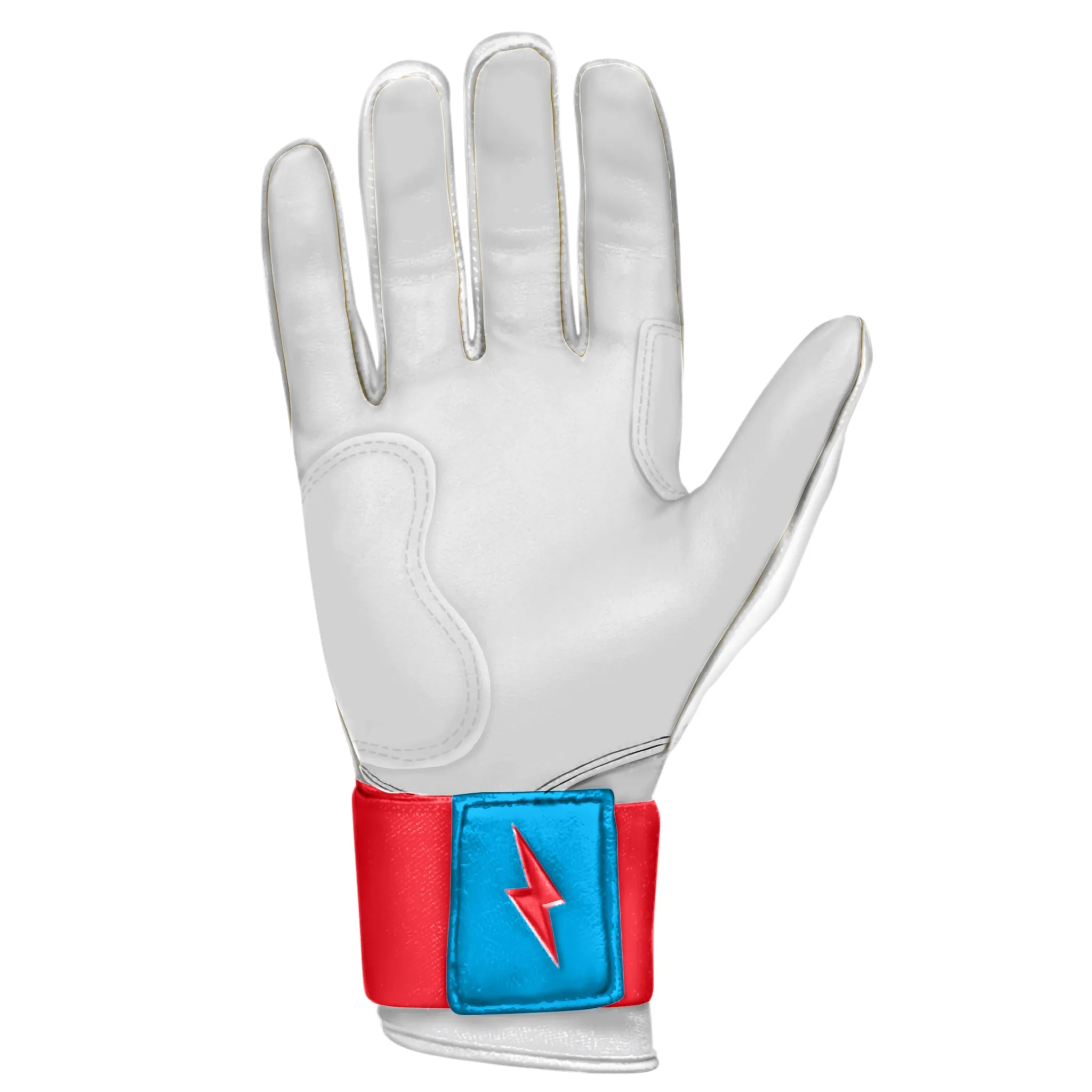 PREMIUM PRO Creator Series Long Cuff Batting Gloves | MIAMI WHITE