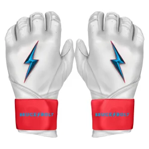 PREMIUM PRO Creator Series Long Cuff Batting Gloves | MIAMI WHITE