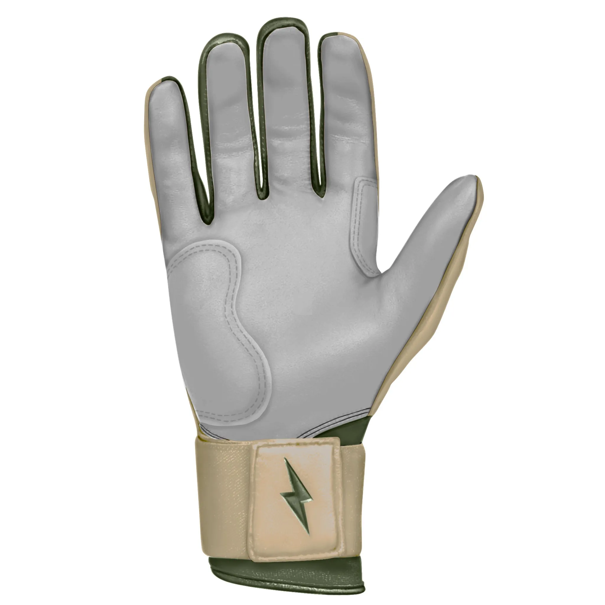 PREMIUM PRO Patriot Series Long Cuff Batting Gloves - MILITARY BEIGE