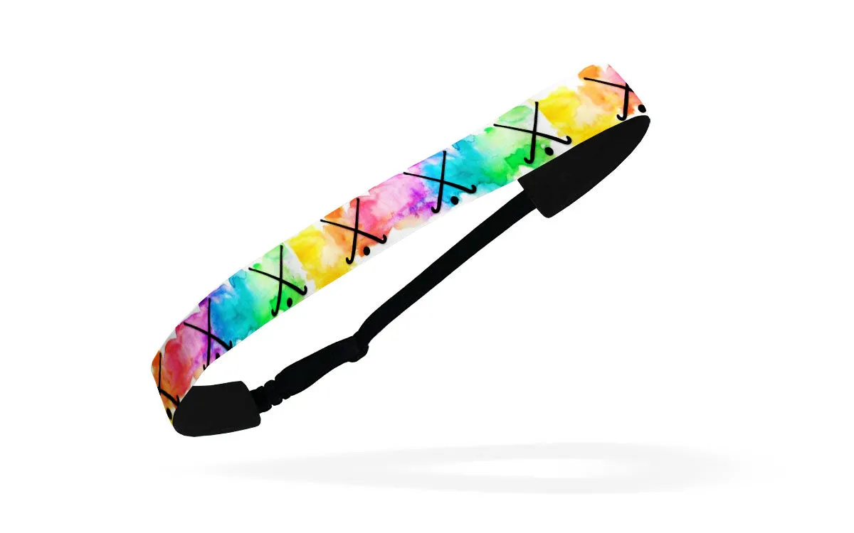 RAVEbandz Adjustable Headbands - (Field Hockey Watercolor)