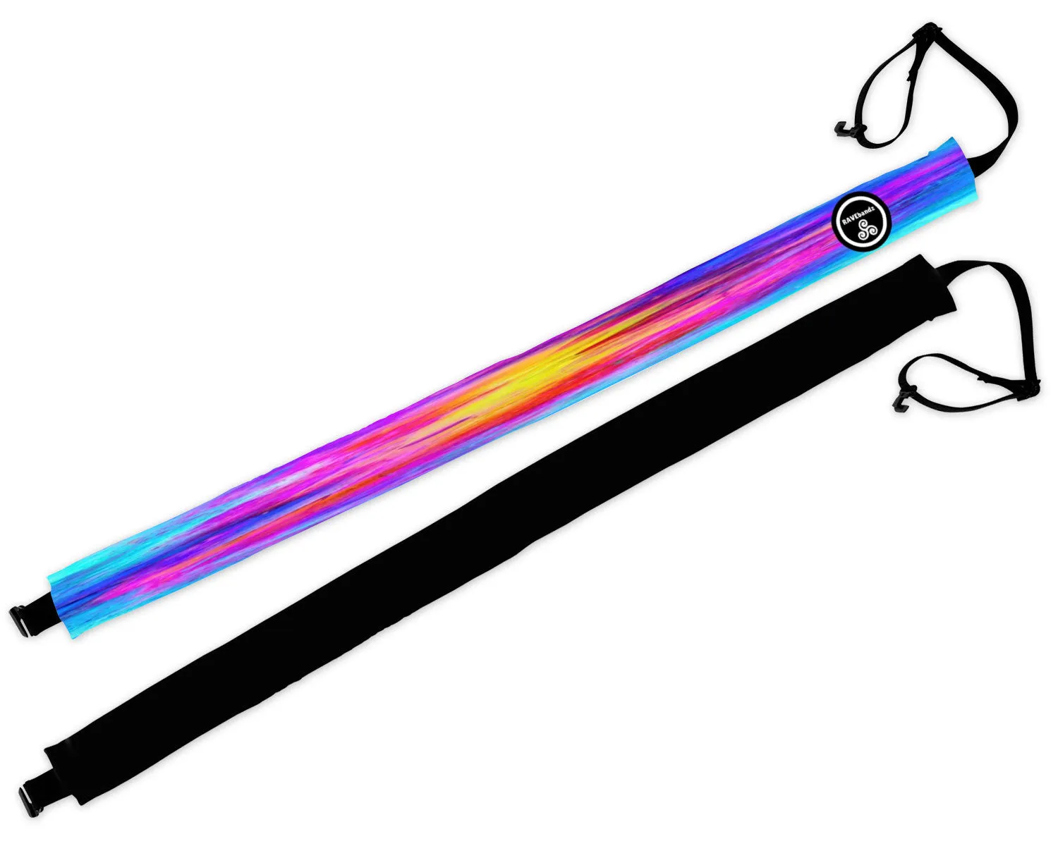 RAVEbandz Adjustable Headbands - (Surreal Sunset)