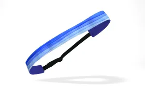 RAVEbandz Adjustable Headbands Watercolor -  (Blue)