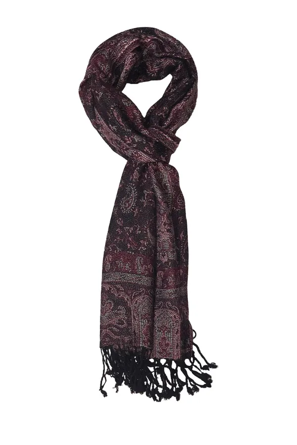 Regal Fusion Paisley Jacquard Scarf