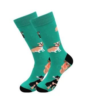 Sick Socks - Dog - Animal Pets Socks for Men and Women