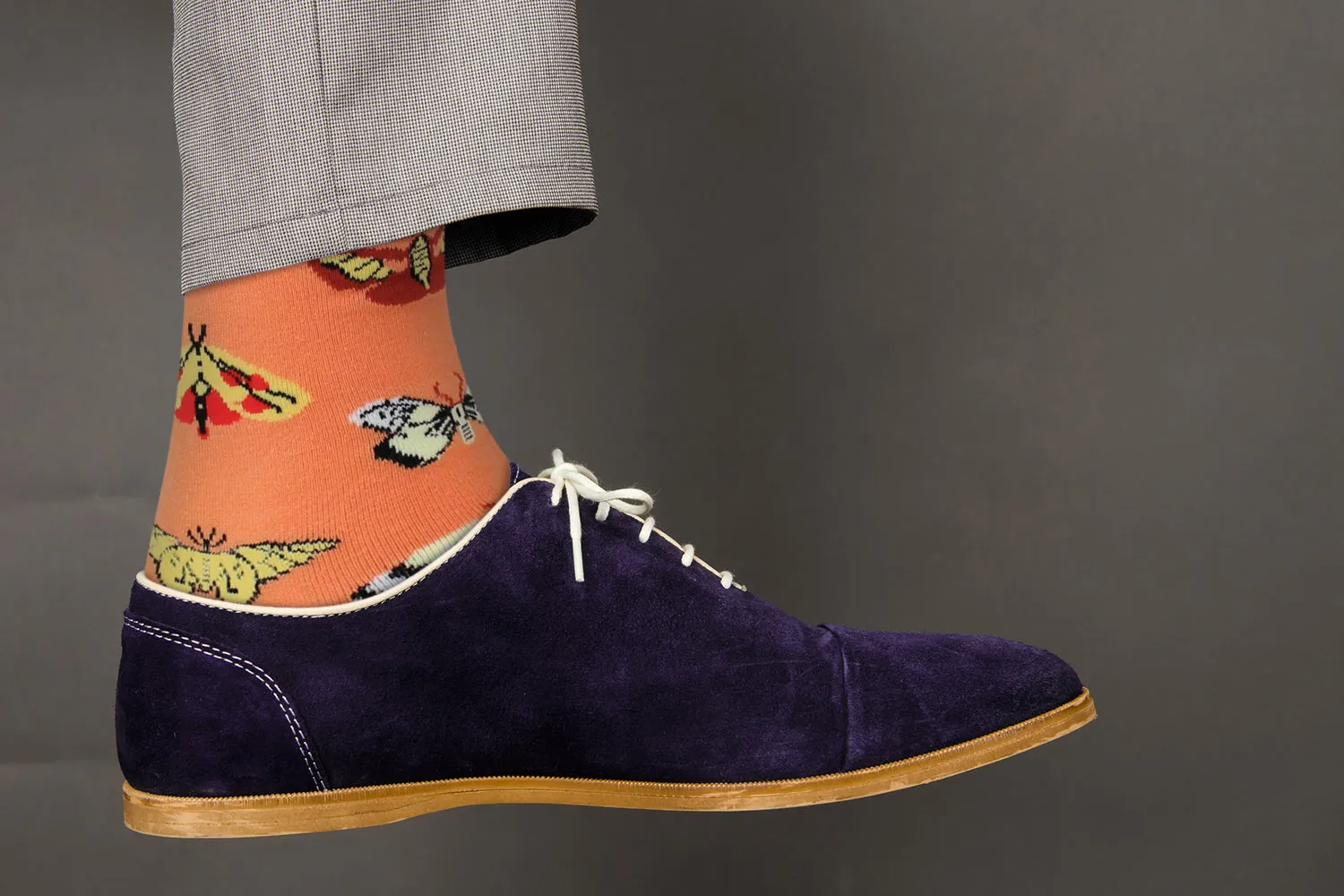 Sick Socks – Moth / Butterfly – Animals Casual Dress Socks