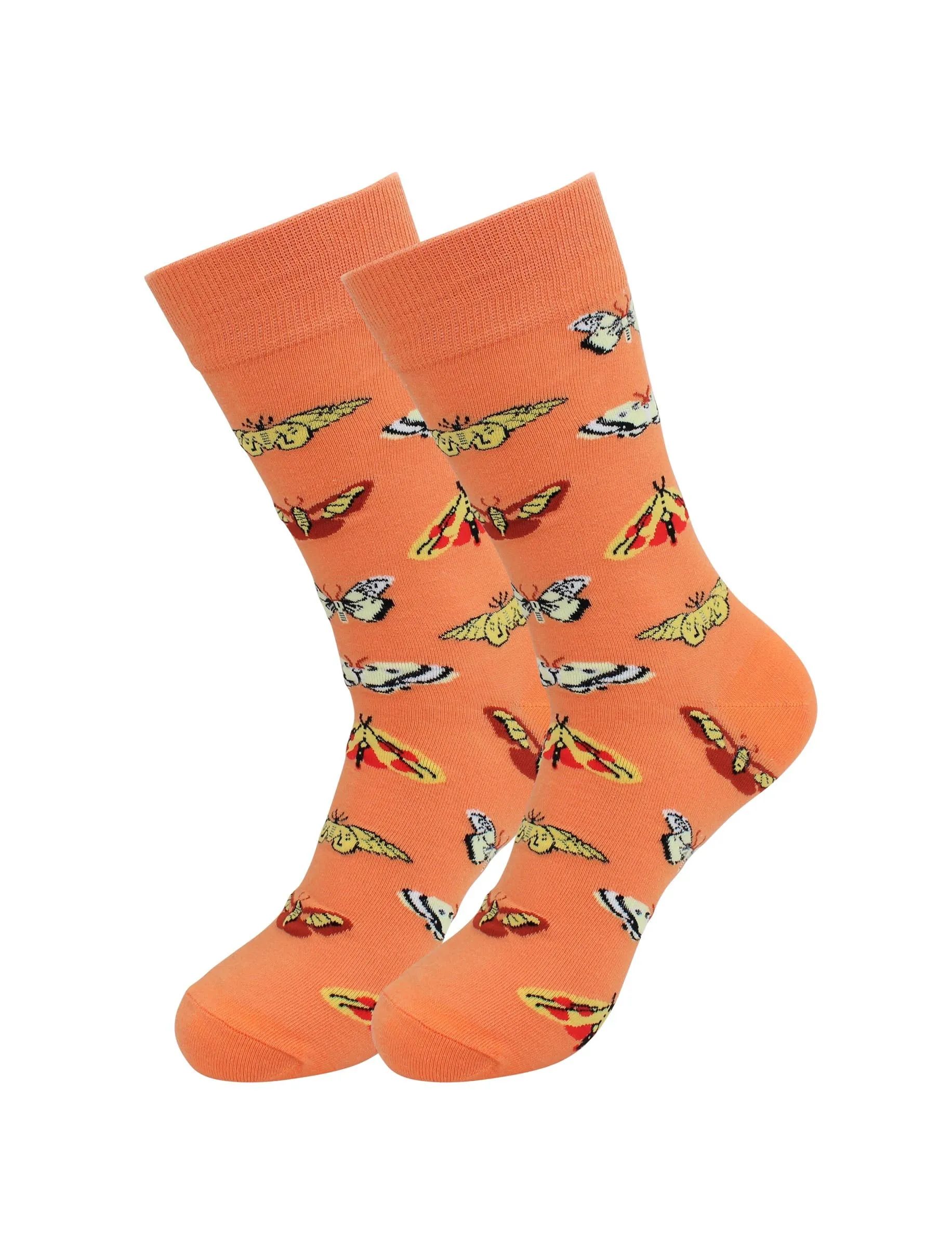 Sick Socks – Moth / Butterfly – Animals Casual Dress Socks