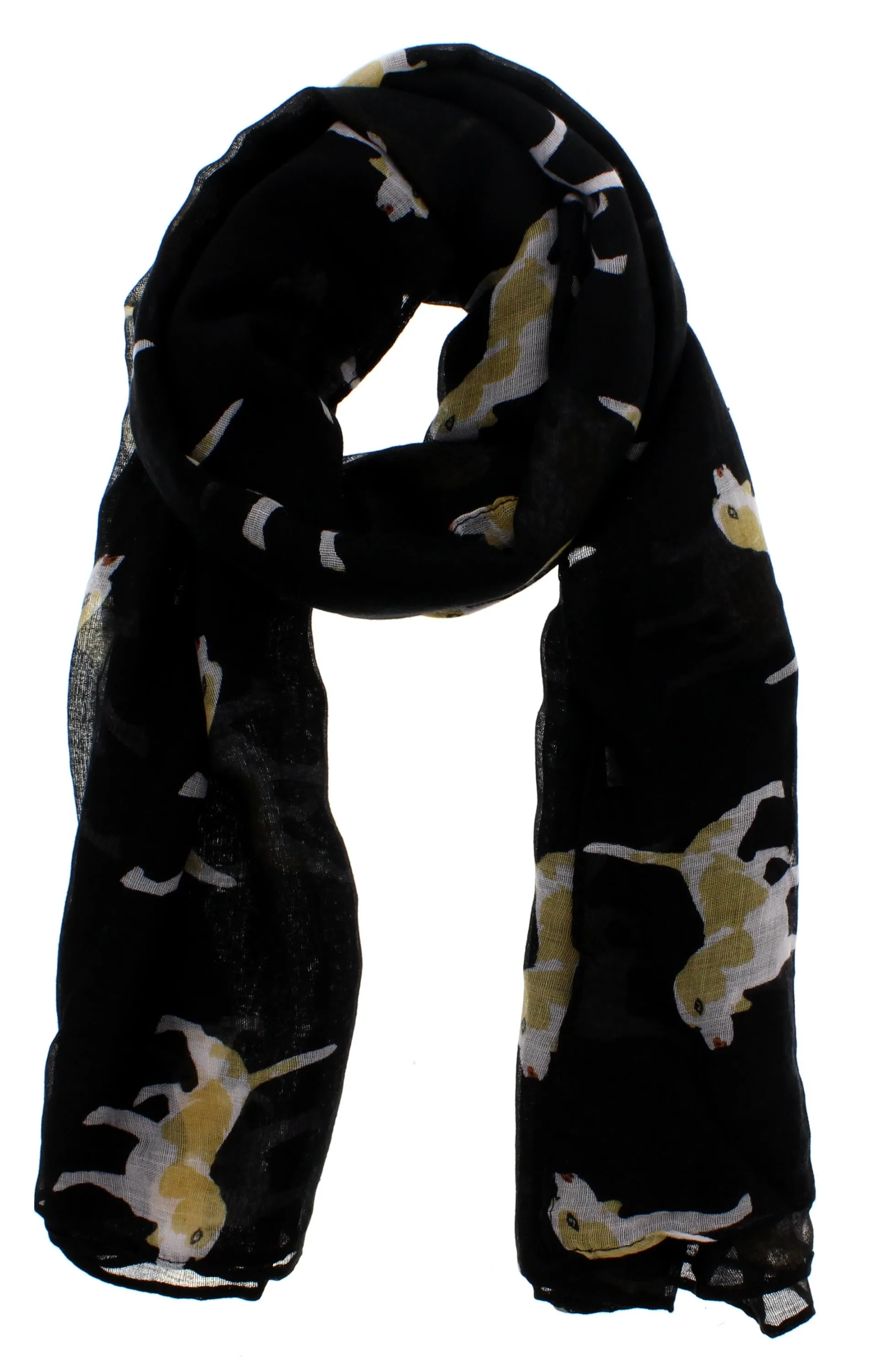 Spaniel Print Scarf