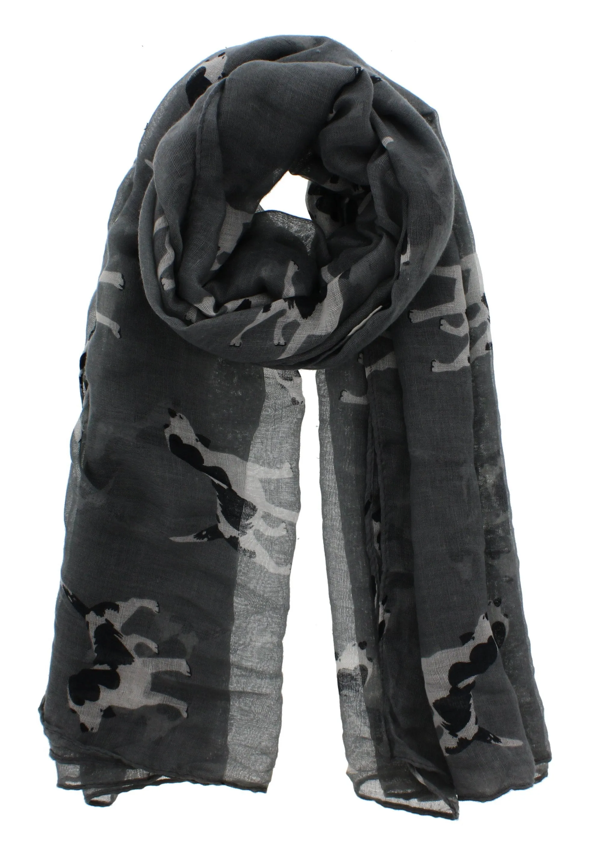 Spaniel Print Scarf