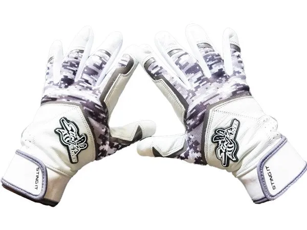 Stinger - Sting Squad Digital Camo (Graphite) Batting Gloves