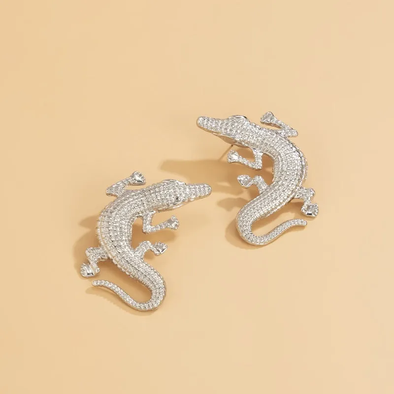 TEEK - Turnin Crocodile Earrings