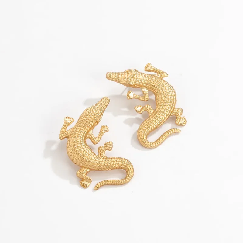 TEEK - Turnin Crocodile Earrings