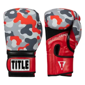 TITLE Boxing Infused Foam Camo Color Pop Bag Gloves